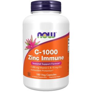 C-1000 Zinc Immune - 180 vcaps - Nuvalia