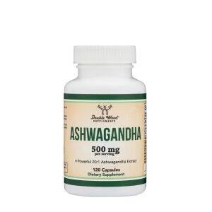Double Wood kosttillskott med ashwagandha (120 kapslar) – Nuvalia