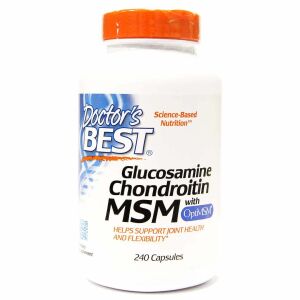 Glukosamin, kondroitin och MSM med OptiMSM – 240 kapslar – Nuvalia