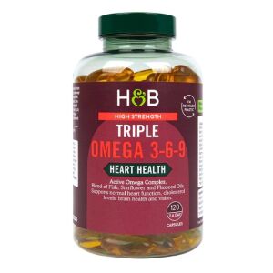 High Strength Triple Omega 3-6-9 - 120 caps - Nuvalia