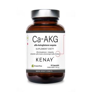 KENAY Ca-AKG calcium alpha-ketoglutarate (60 caps) - Nuvalia