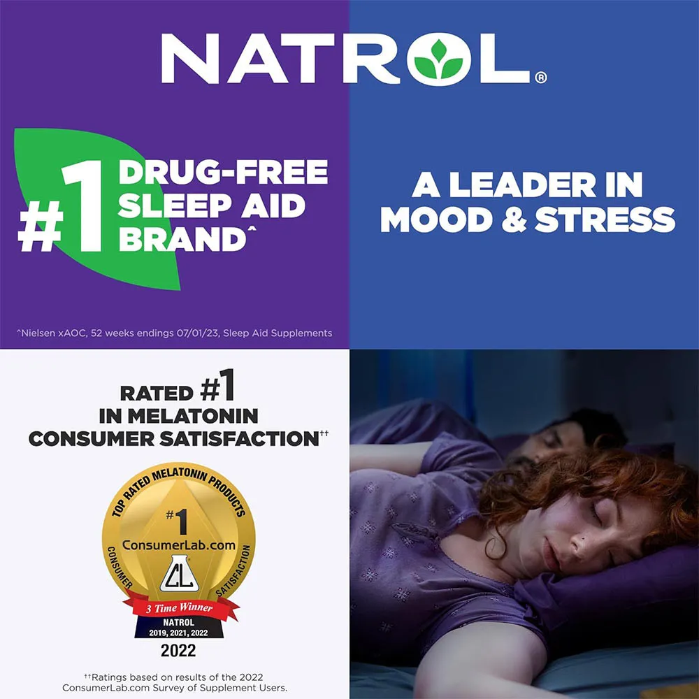 Natrol Melatonin Gummy 3 mg (65 gummies, Strawberry) - Image 7