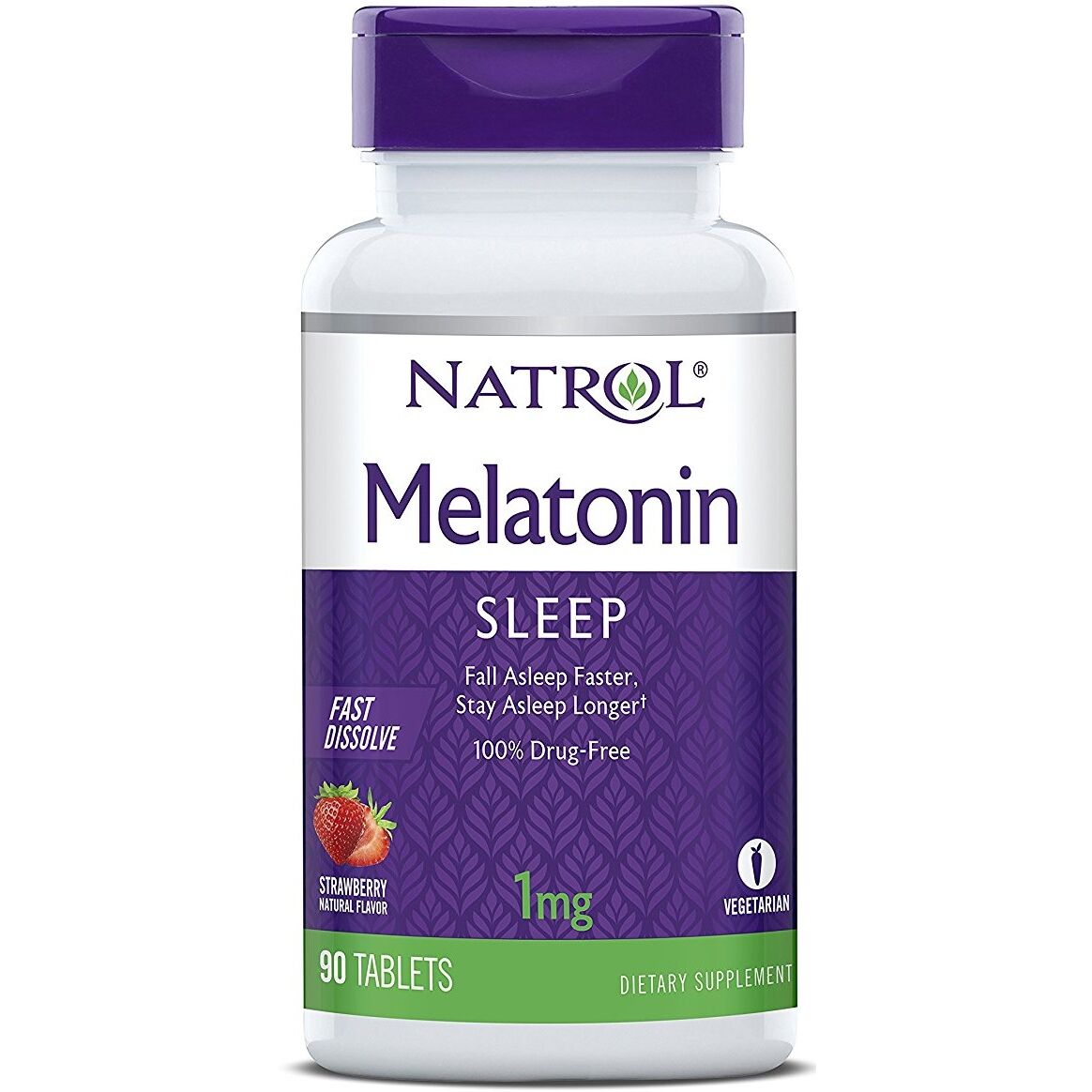 Natrol – Melatonin Fast Dissolve, 1mg – 90 tabs - Image 3