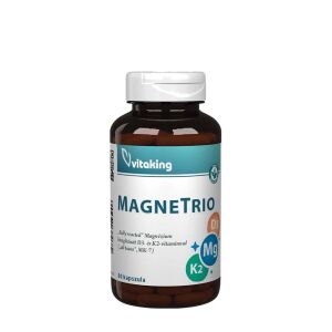 Vitaking MagneTrio D3+K2+ Magnsium bisglycinate (80 Capsules) - Nuvalia