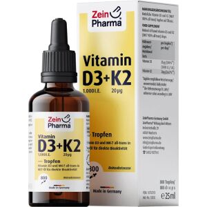 Vitamin D3 + K2 – 25 ml – Nuvalia