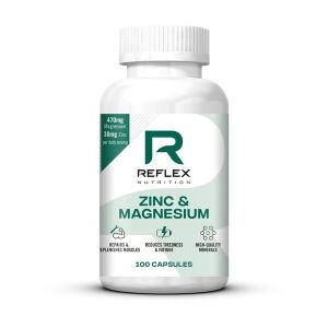 Zink och magnesium – 100 kapslar – Nuvalia