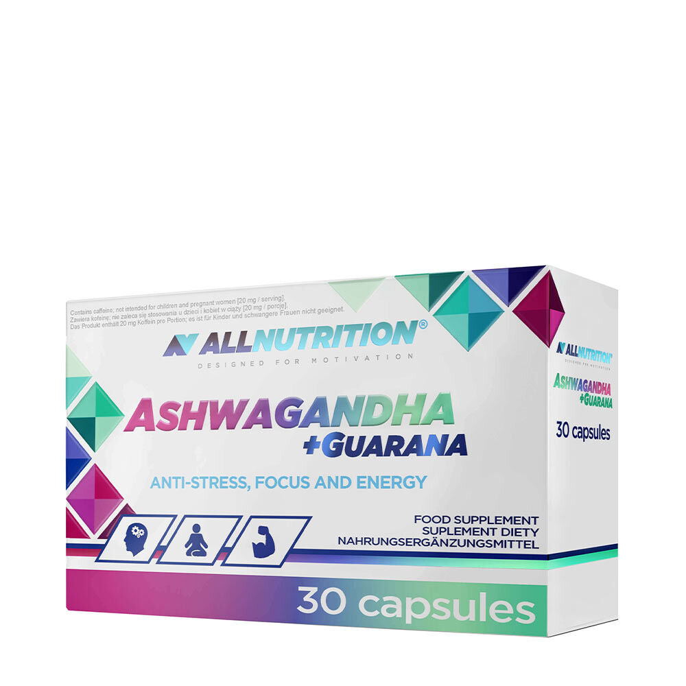 ALLNUTRITION Ashwagandha + Guarana (30 Capsules) - Viking Supplements