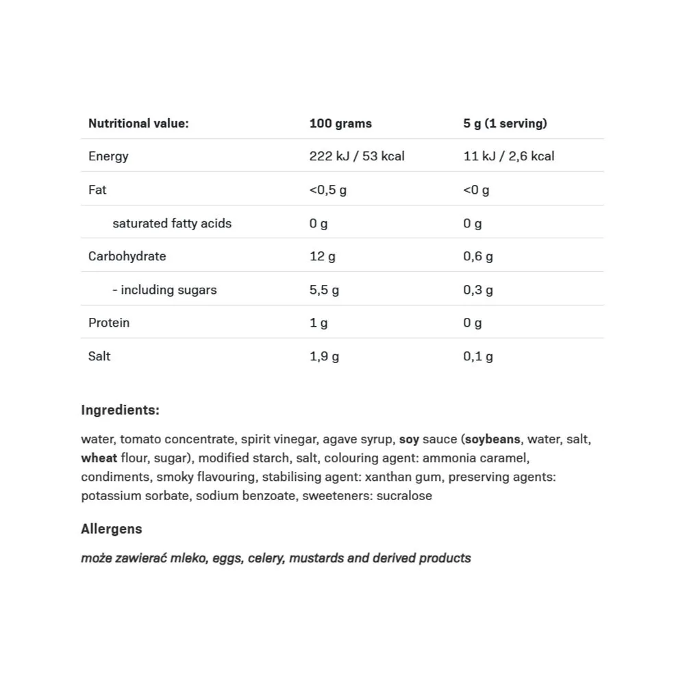ALLNUTRITION BBQ Sauce (440 g) - Image 2