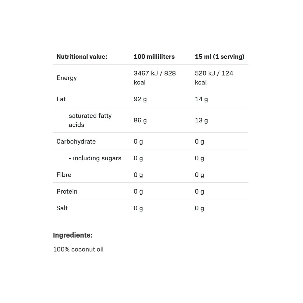 ALLNUTRITION Coconut Oil Refined (1000 ml) - Image 2