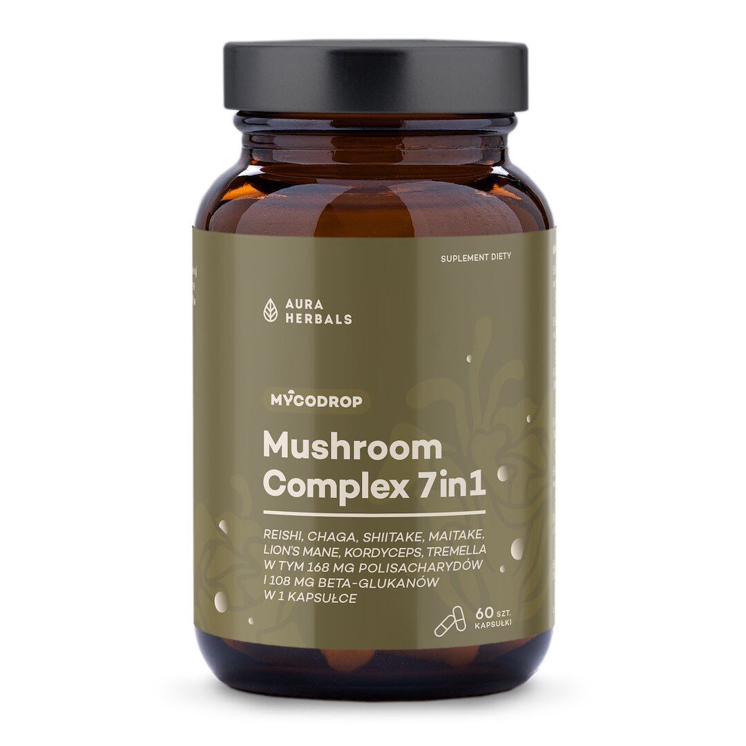 Aura Herbals - Mycodrop Svampekompleks 7-i-1 (60 kapsler)