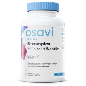 B-komplex med kolin och inositol – 120 veganska kapslar – Viking Supplements