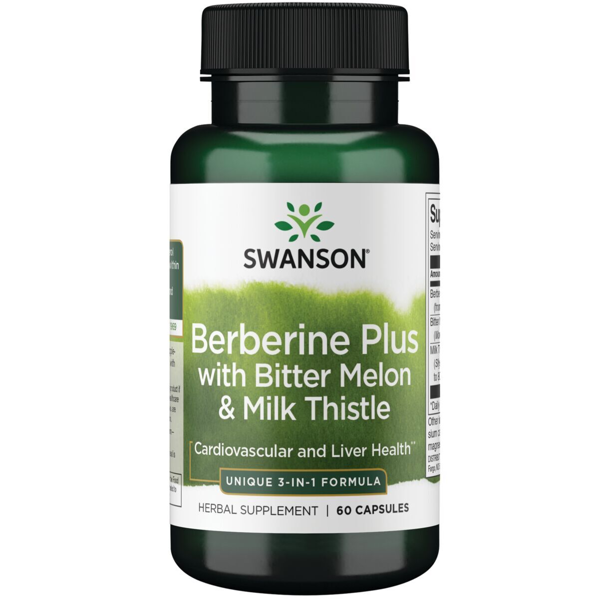 Berberine Plus with Bitter Melon & Milk Thistle - 60 caps - Viking Supplements