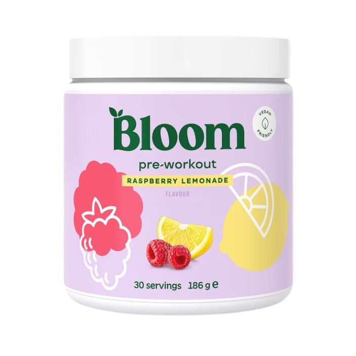 Bloom Pre-Workout, hindbærlimonade 186 g billede