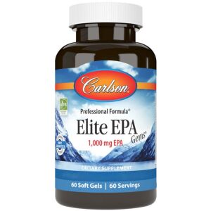 Carlson Labs Elite EPA Gems 1000mg 60 softgels - Viking Supplements