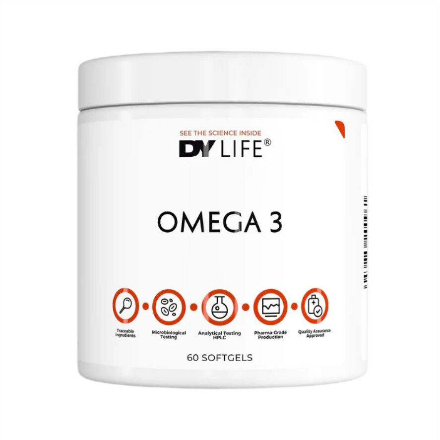 Dorian Yates - DY LIFE Omega 3 - 60 softgels - Viking Supplements