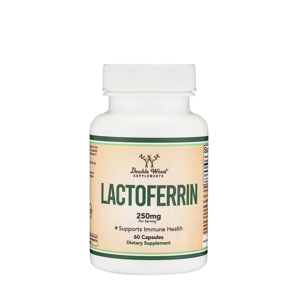 Double Wood Supplements Lactoferrin (60 Capsules) - Viking Supplements