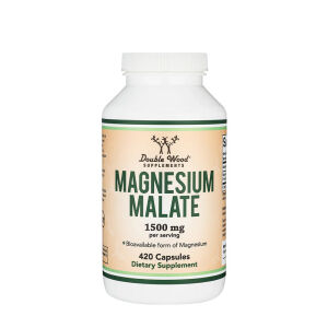 Double Wood Kosttillskott med magnesiummalat (420 kapslar) – Viking Supplements