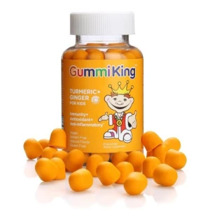 GUMMIKING Turmeric + Ginger for Kids (60 gummies) - Viking Supplements