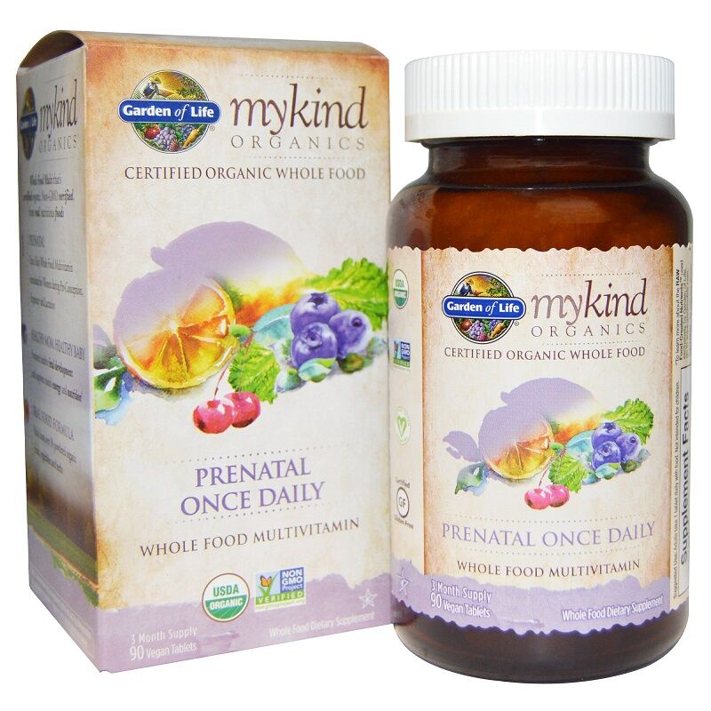 Garden of Life - Mykind Prenatal Once Daily - 90 tabs - Nuvalia