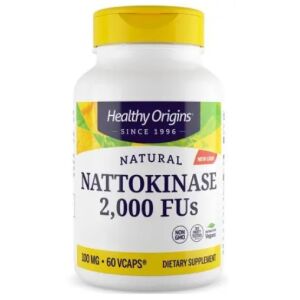 HEALTHY ORIGINS Natural Nattokinase 2000FUs (60 caps) - Nuvalia