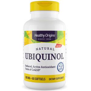 Healthy Origins Natural Ubiquinol 300mg 60 softgels - Nuvalia