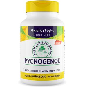 Healthy Origins Pycnogenol 100mg 60 vegetarian capsules - Nuvalia