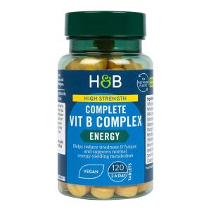 Komplett B-vitaminkomplex med hög styrka – 120 tabletter – Viking Supplements