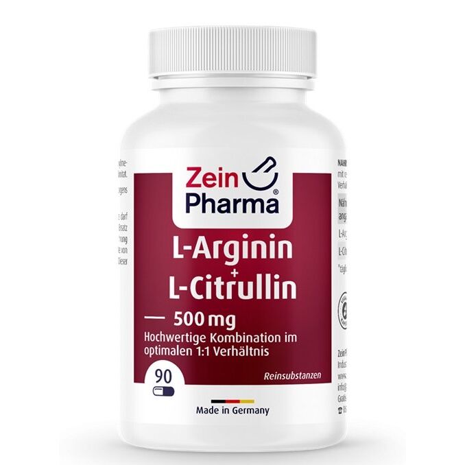 L-arginin + L-citrullin
