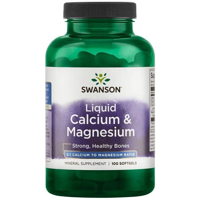 Liquid Calcium & Magnesium - 100 softgels - Viking Supplements