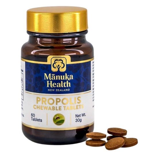 MANUKA HEALTH Propolis-tyggetabletter (60 tabletter)