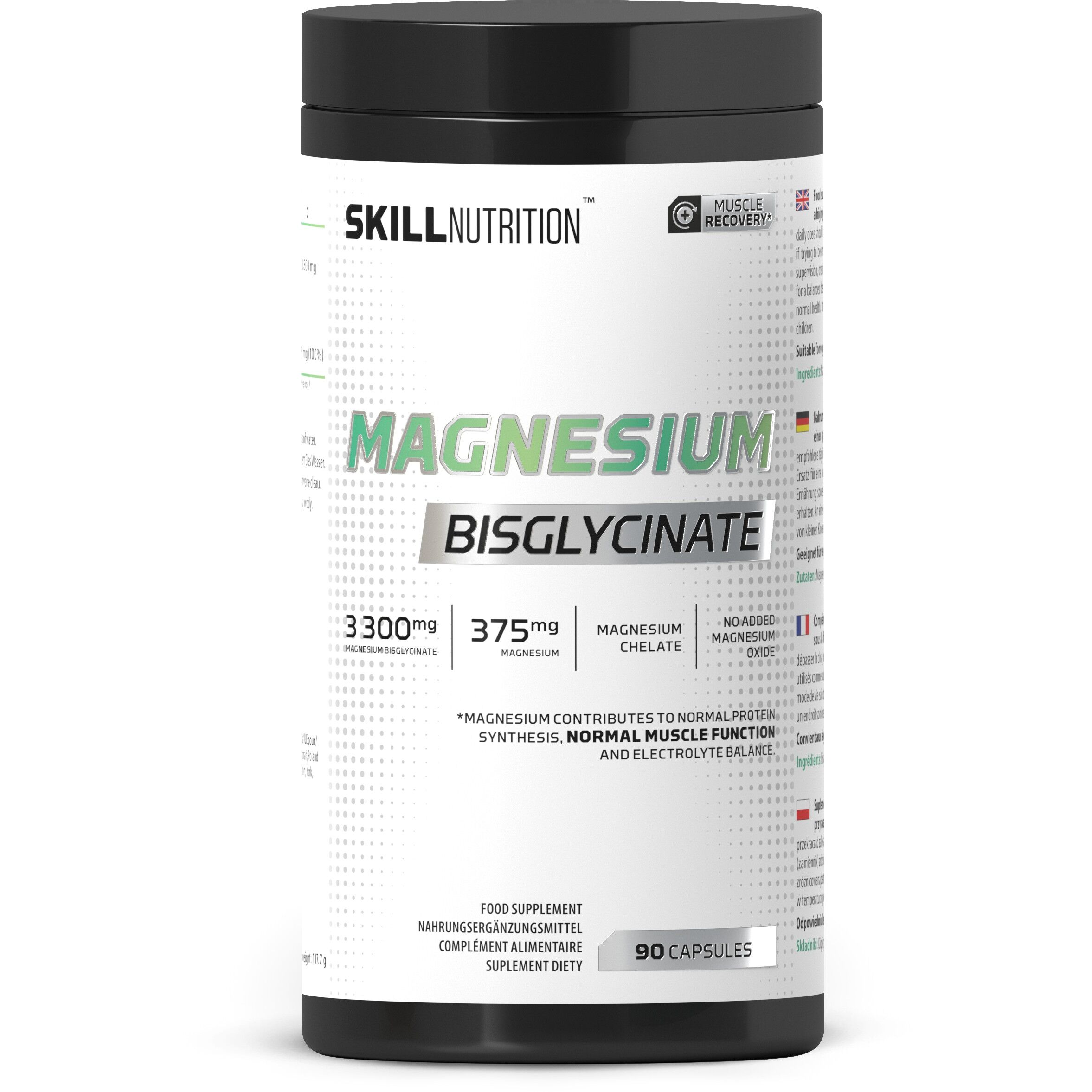 Magnesium Bisglycinate - 90 caps - Viking Supplements