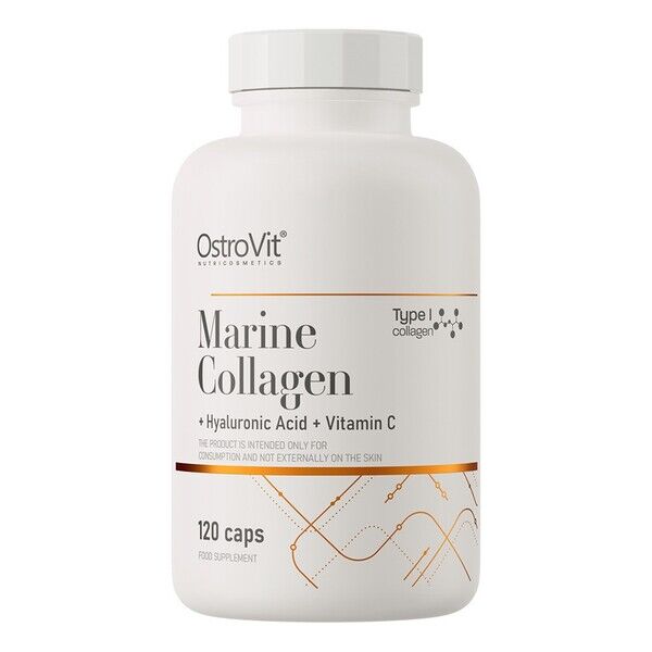 Marine Collagen + Hyaluronic Acid + Vitamin C - 120 caps - Nuvalia