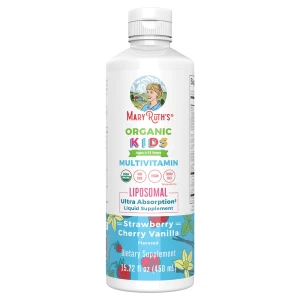 Mary Ruth's Liquid Kids Multivitamin Liposomal Strawberry Cherry & Vanilla 15.22 oz (450ml) - Viking Supplements