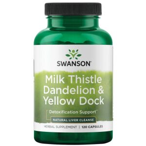 Milk Thistle Dandelion & Yellow Dock - 120 caps - Viking Supplements