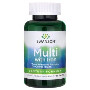 Multivitamin med järn – Century Formula – 130 tabletter – Viking Supplements