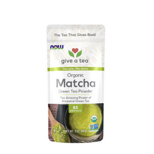 NOW Organic Matcha Green Tea Powder (3 Oz.) - Viking Supplements