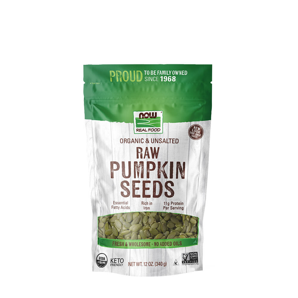 NOW Organic Pumpkin Seeds (340 g) - Viking Supplements