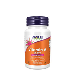 NOW Vitamin A 25 000 IE (250 mjuka kapslar) – Viking Supplements