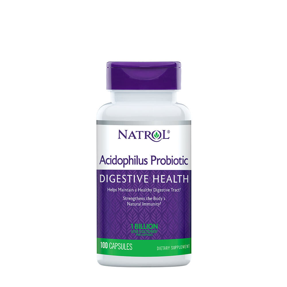 Natrol Acidophilus Probiotic (100 Capsules) - Viking Supplements