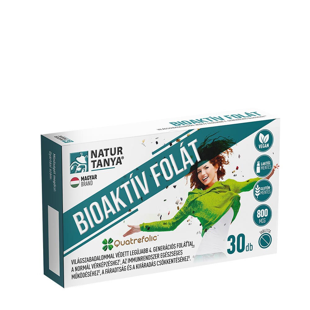 Natur Tanya Bioactive Folate (30 Tablets) - Viking Supplements