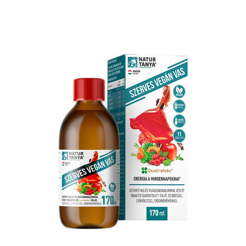 Natur Tanya Organic Vegan Iron Syrup (170 ml) - Viking Supplements