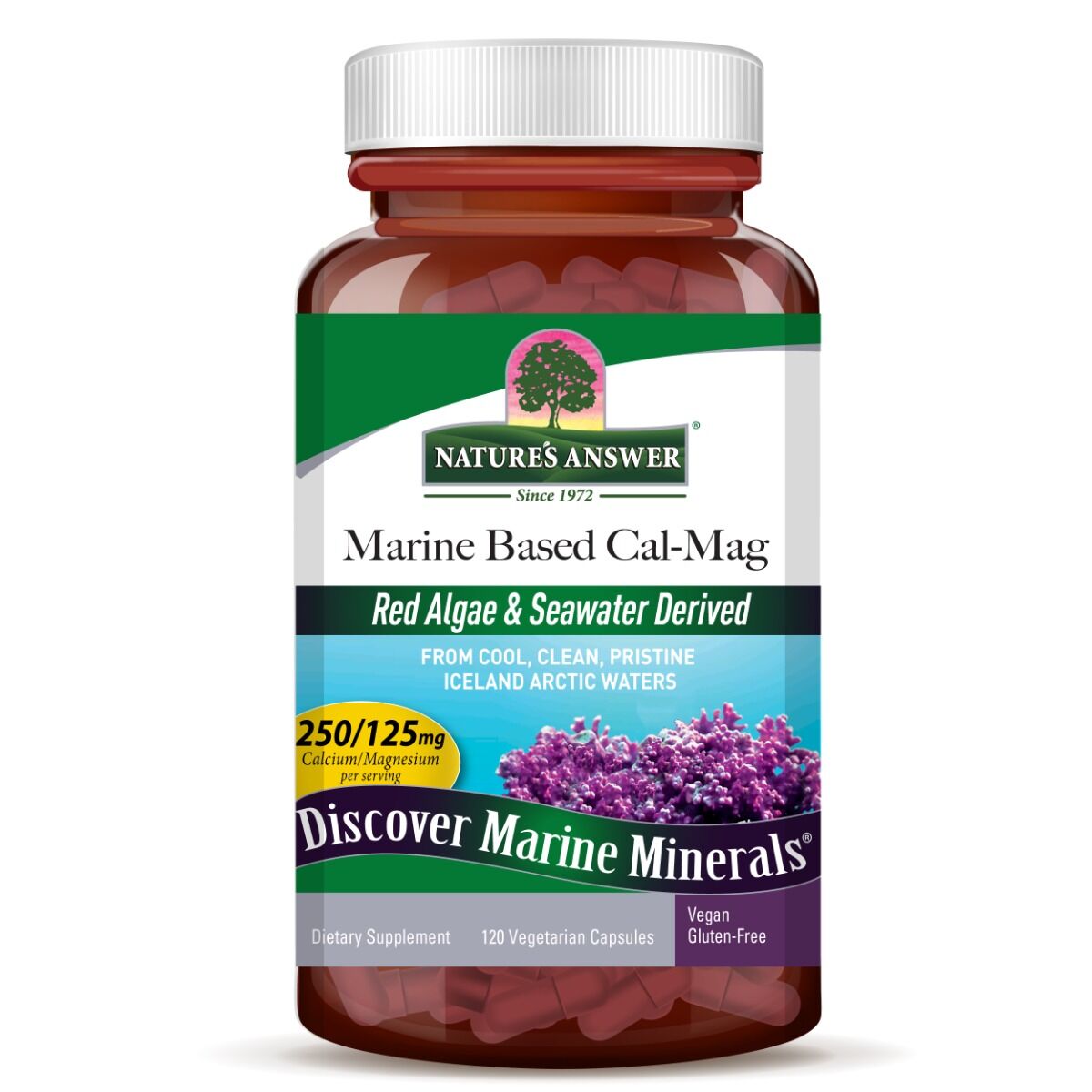 Natures Answer Marine Based Cal-Mag 120 kapsler