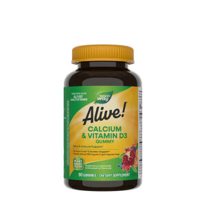 Natures Way Alive!® Kalcium + D3-gummibonbons (60 stycken) – Viking Supplements