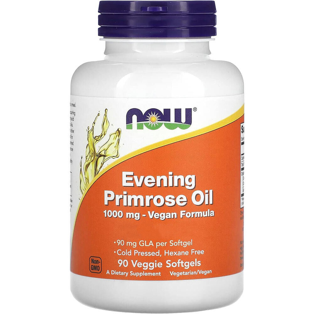 Now Foods Evening Primrose Oil 1000mg 90 Veg. capsules - Viking Supplements