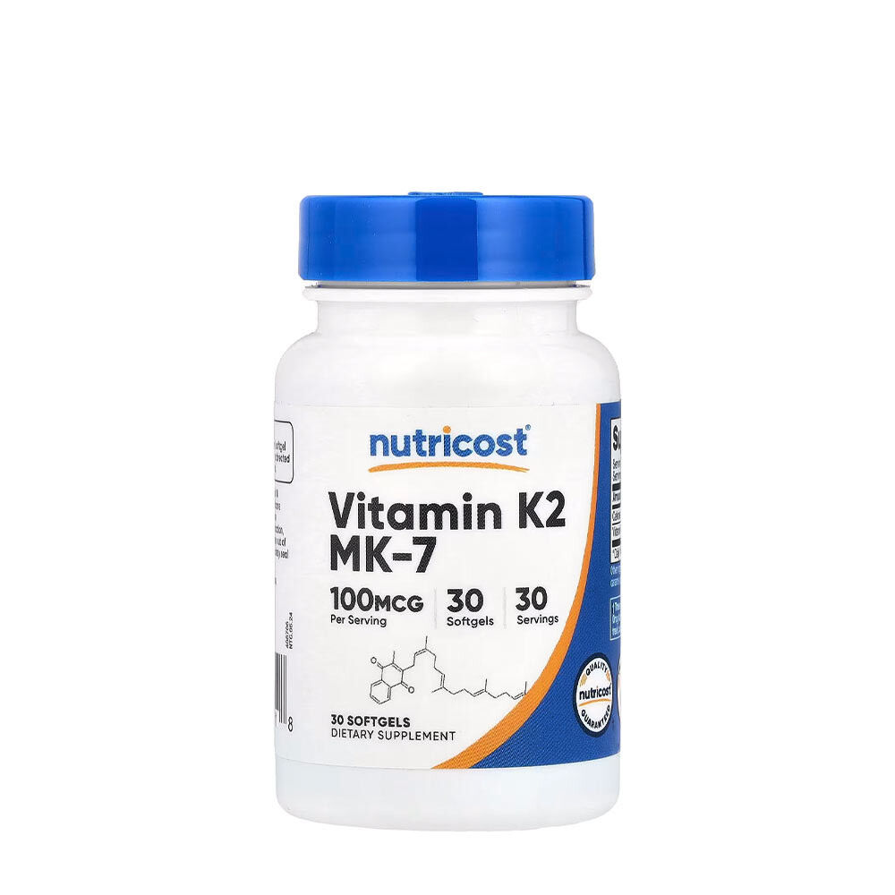 Nutricost Vitamin K2 MK-7 (30 bløde kapsler) billede