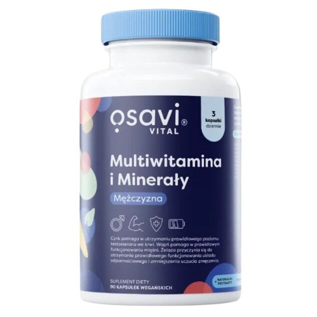OSAVI Multivitamins and Minerals for Men (90 caps) - Viking Supplements