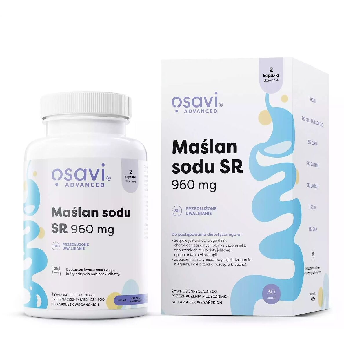 OSAVI Sodium butyrate (60 caps) - Viking Supplements