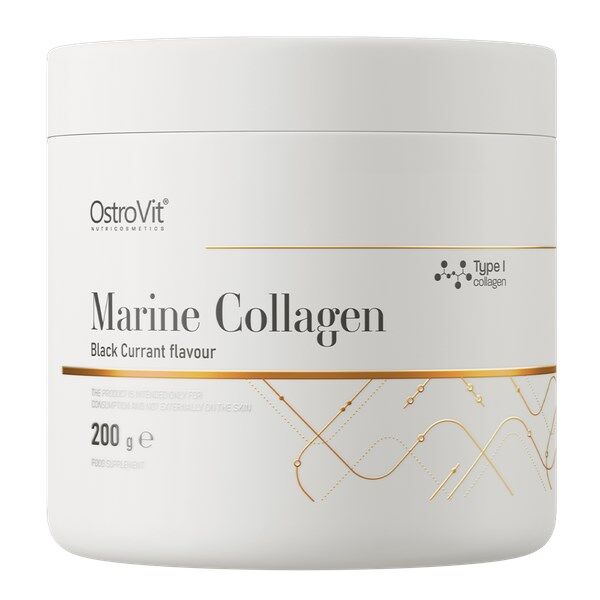 OSTROVIT Marine Collagen black currant (200 g) - Viking Supplements