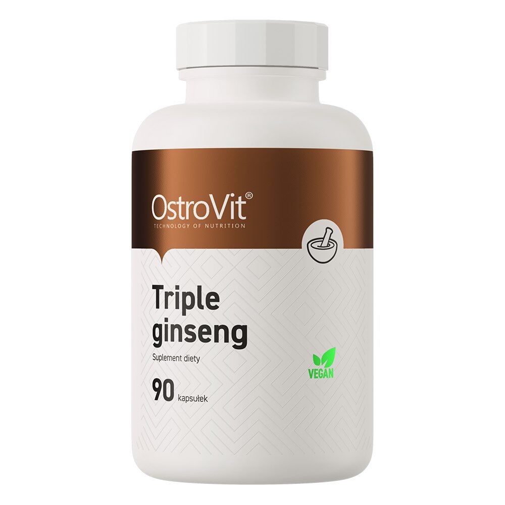 OSTROVIT Triple Ginseng VEGE (90 vegetabilske kapsler)