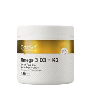 Ostrovit Omega 3 D3+K2 (180 kapslar) – Viking Supplements